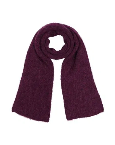 Blumarine Woman Scarf Mauve Size - Mohair Wool, Alpaca Wool, Polyamide In Purple