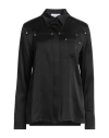 Blumarine Woman Shirt Black Size 4 Acetate, Viscose, Elastane