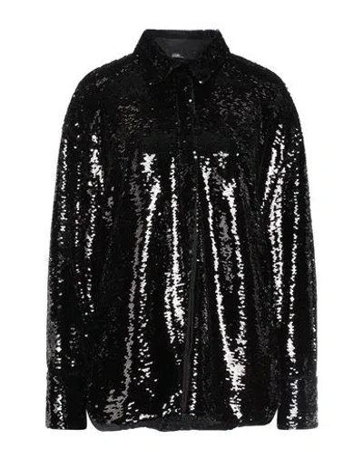Blumarine Woman Shirt Black Size 4 Polyamide, Polyester