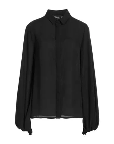 Blumarine Woman Shirt Black Size 6 Polyester