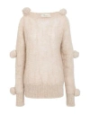 Blumarine Woman Sweater Beige Size 10 Mohair Wool, Polyamide, Wool