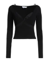 Blumarine Woman Sweater Black Size 6 Polyamide, Acrylic, Wool, Polyester In Black