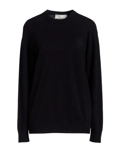 Blumarine Woman Sweater Black Size 8 Cashmere