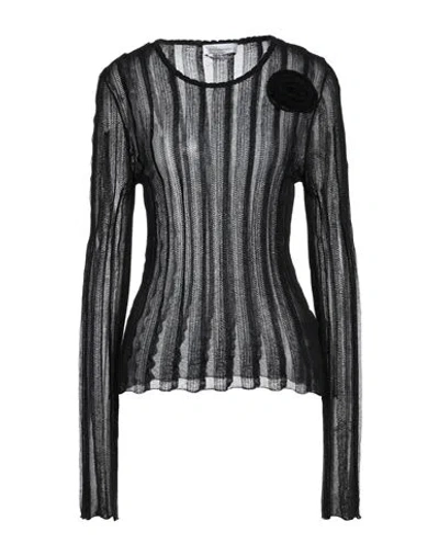 Blumarine Woman Sweater Black Size 8 Viscose, Polyamide
