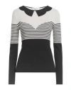 Blumarine Woman Sweater Black Size 8 Viscose, Polyamide, Metallic Polyester