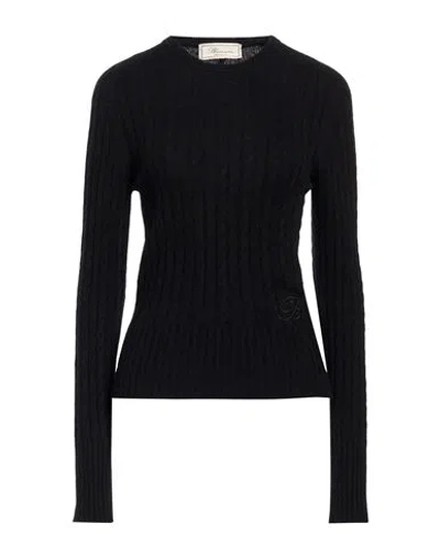 Blumarine Woman Sweater Black Size 8 Cashmere