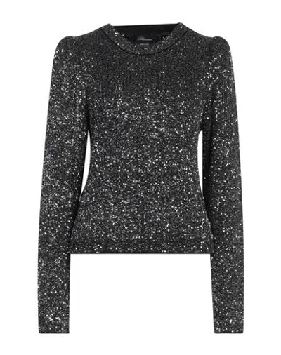 Blumarine Woman Sweater Black Size L Viscose, Polyester, Polyamide