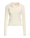 Blumarine Woman Sweater Ivory Size 10 Viscose, Polyester