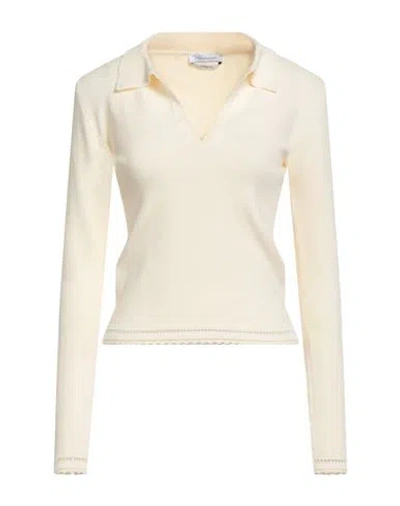 Blumarine Woman Sweater Ivory Size 10 Viscose, Polyester