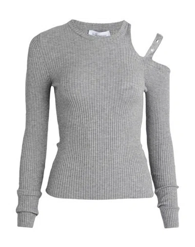 Blumarine Woman Sweater Light Grey Size 4 Viscose, Polyester