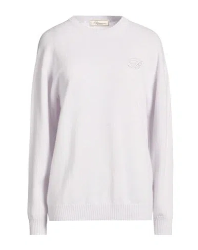 Blumarine Woman Sweater Light Grey Size 6 Cashmere In Gray