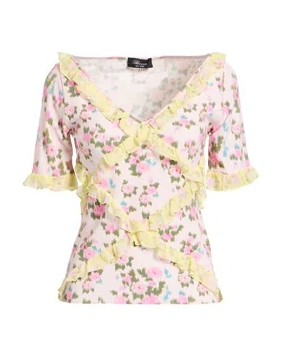 Blumarine Woman Sweater Light Pink Size 4 Silk, Viscose, Elastane