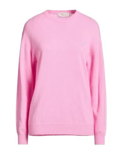 Blumarine Woman Sweater Pink Size 8 Cashmere