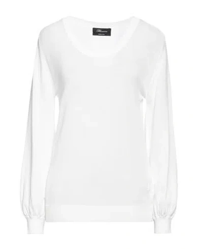 Blumarine Woman Sweater White Size 8 Viscose, Polyamide