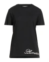 Blumarine Woman T-shirt Black Size 12 Cotton