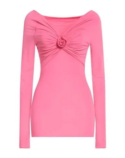 Blumarine Woman T-shirt Pink Size 2 Viscose, Elastane