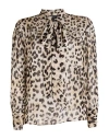 Blumarine Woman Top Beige Size 10 Viscose