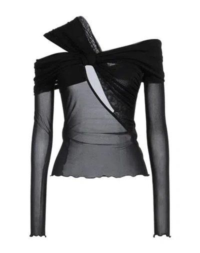 Blumarine Woman Top Black Size 0 Viscose