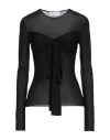Blumarine Woman Top Black Size 6 Polyamide, Elastane In Black