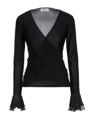 Blumarine Woman Top Black Size 8 Polyamide, Elastane In Black
