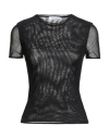 Blumarine Woman Top Black Size S Polyamide, Elastane In Black