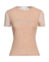 Blumarine Woman Top Blush Size 8 Polyamide, Elastane In Pink