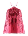 Blumarine Woman Top Fuchsia Size 6 Viscose In Pink