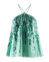 Blumarine Woman Top Light Green Size 8 Viscose