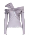 Blumarine Woman Top Lilac Size 2 Viscose In Purple