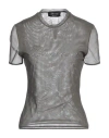 Blumarine Woman Top Military Green Size 8 Polyamide, Elastane