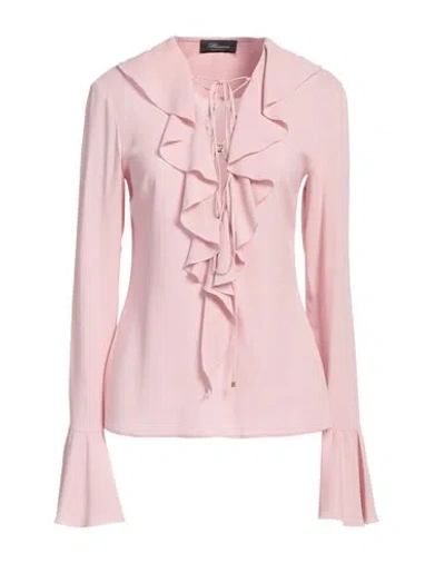 Blumarine Woman Top Pink Size 6 Viscose, Elastane