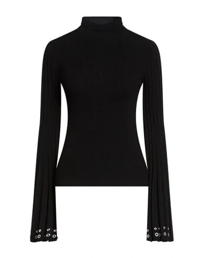Blumarine Woman Turtleneck Black Size 8 Virgin Wool