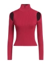 Blumarine Woman Turtleneck Red Size S Viscose, Polyester