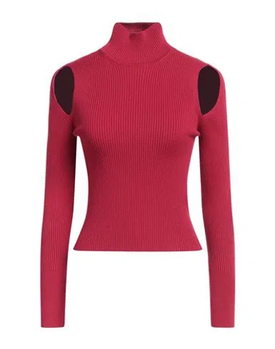 Blumarine Woman Turtleneck Red Size S Viscose, Polyester