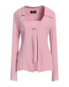 Blumarine Woman Twin Set Antique Rose Size 6 Viscose, Elastane In Pink