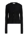 Blumarine Woman Twin Set Black Size 10 Alpaca Wool, Polyamide, Wool, Elastane