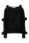 Blumarine Knitwear In Black Wool In Black
