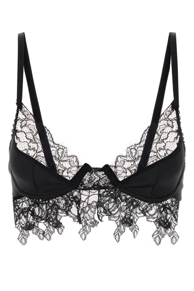 Blumarine Women Black Stretch Jersey Bra
