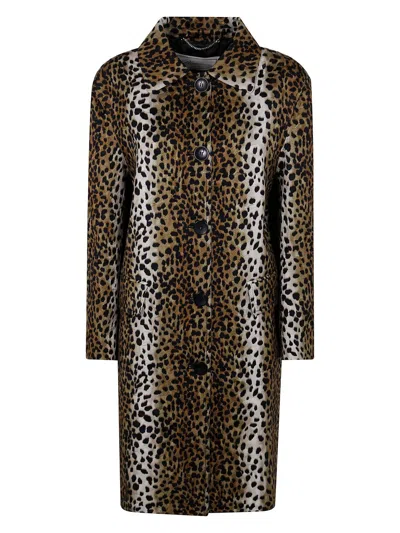 BLUMARINE WOMEN'S JACQUARD PRNT COAT