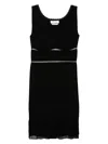 Blumarine Women's Knit Tank Top Dress In Black