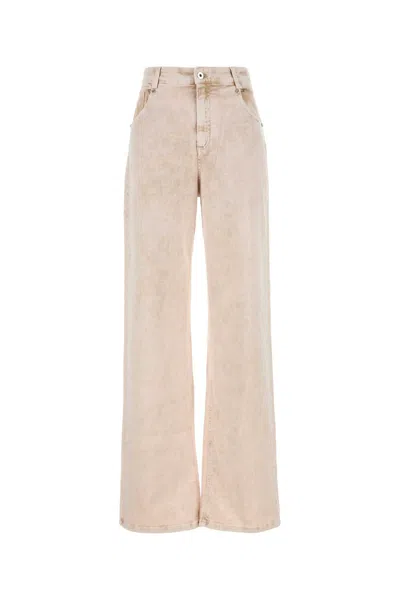 BLUMARINE BLUMARINE WOMEN MELANGE LIGHT PINK STRETCH DENIM JEANS