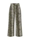 Blumarine Women Printed Boyfriend Jeans In Multi