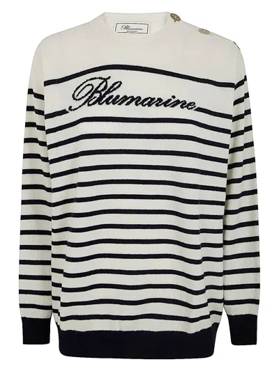 BLUMARINE WOMEN'S RIBBED CREWNECK