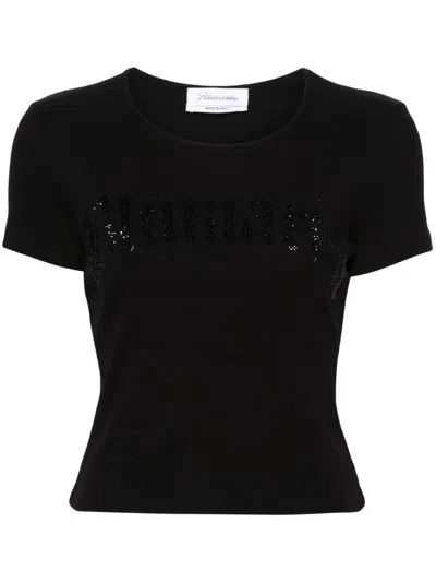 Blumarine Women's T-shirts And Polos In Black