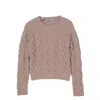 Blumarine Wool Blend Sweater In Pink