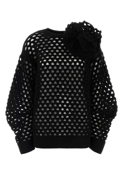 Blumarine Wool Cardigan For Women In Black