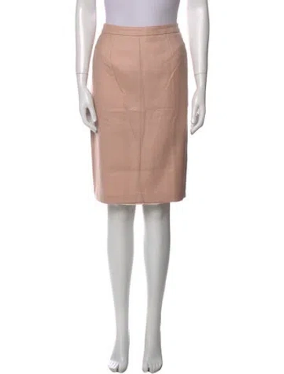 Pre-owned Blumarine Wool Knee-length Skirt In Pink