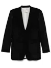Blumarine Wool Single-breasted Blazer In Black