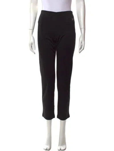 Pre-owned Blumarine Wool Straight Leg Pants In Black