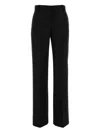 Blumarine Wool Trousers In Black